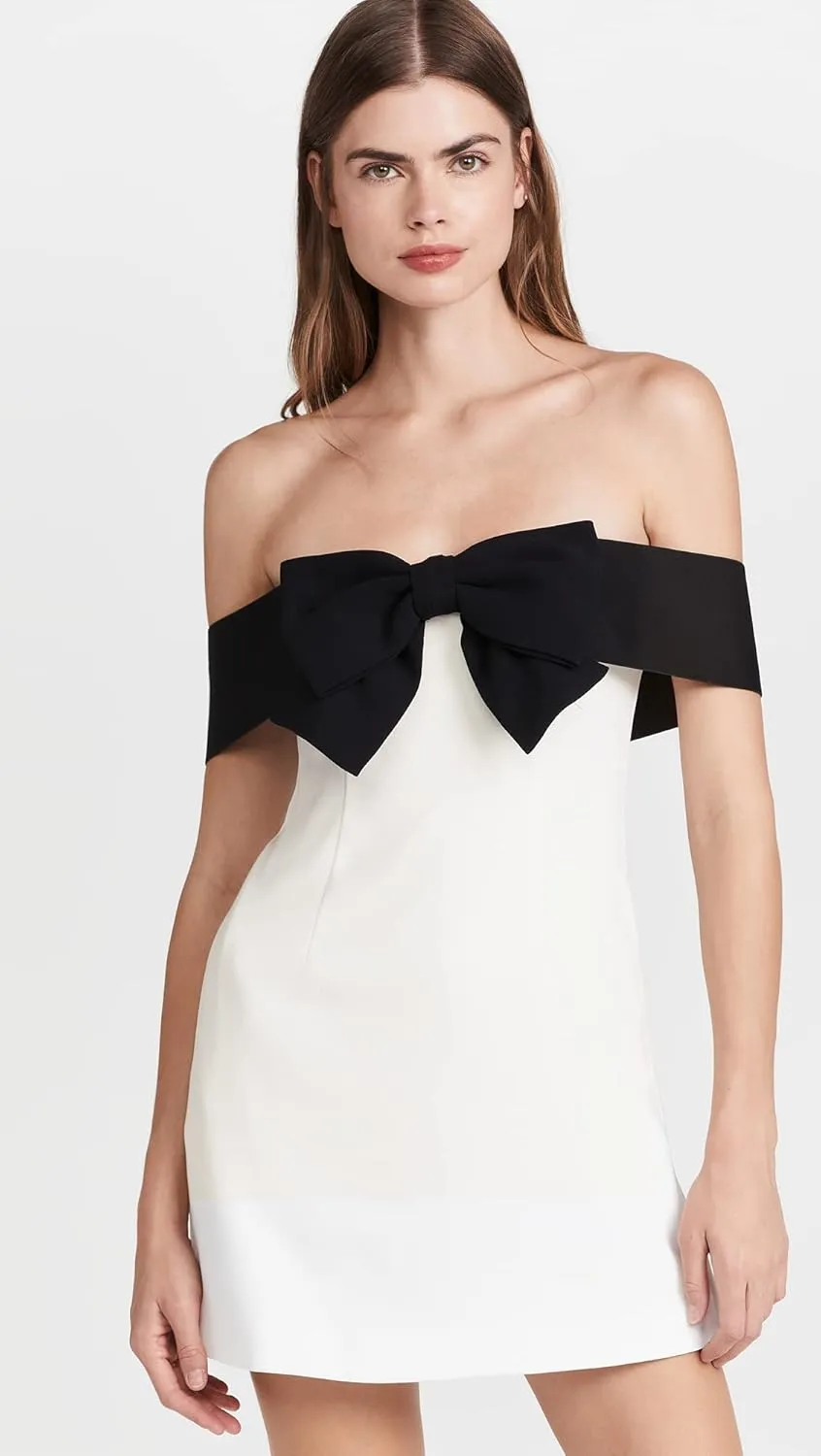 Women's Off Shoulder Bow Dress
