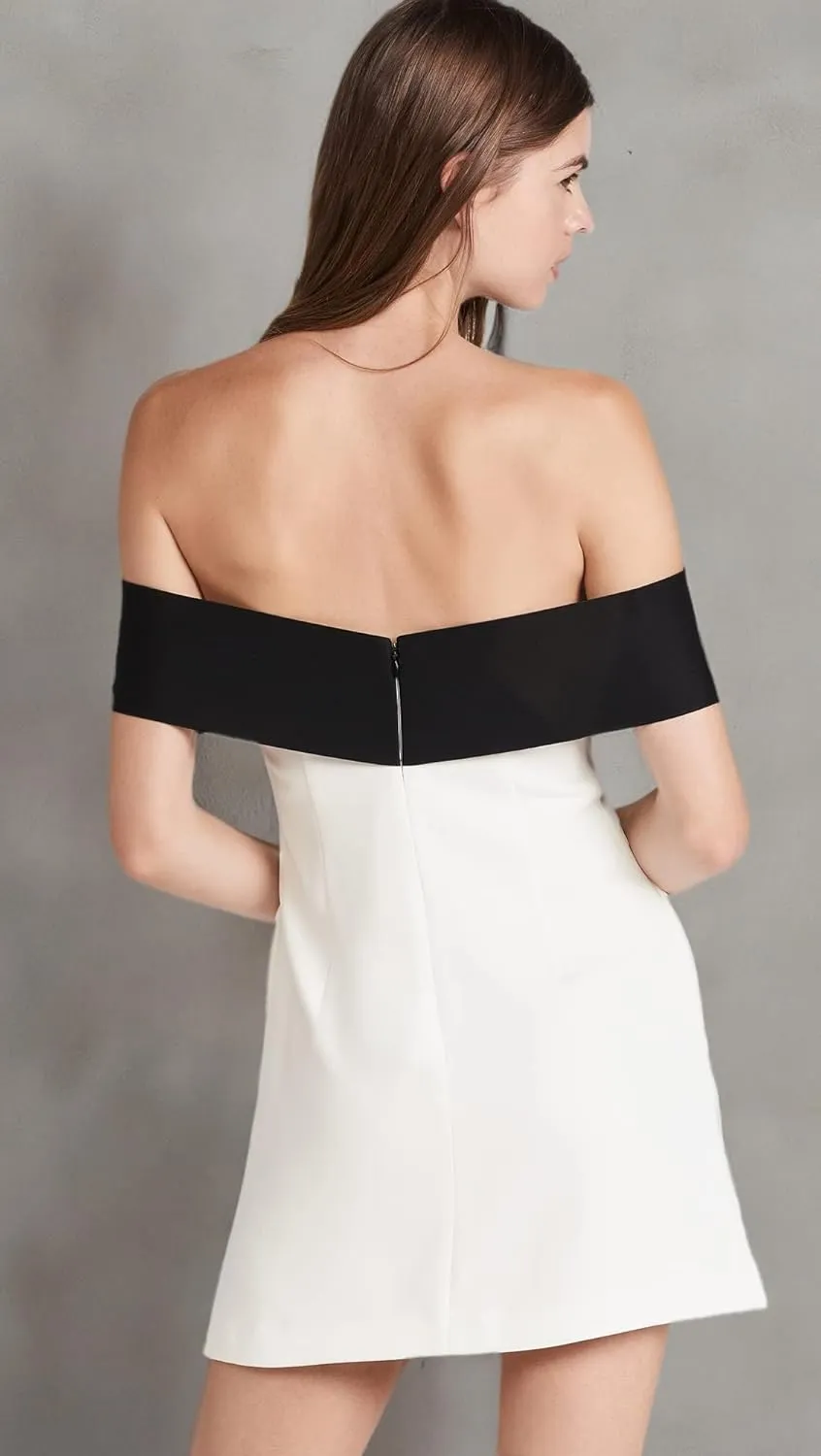 Women's Off Shoulder Bow Dress