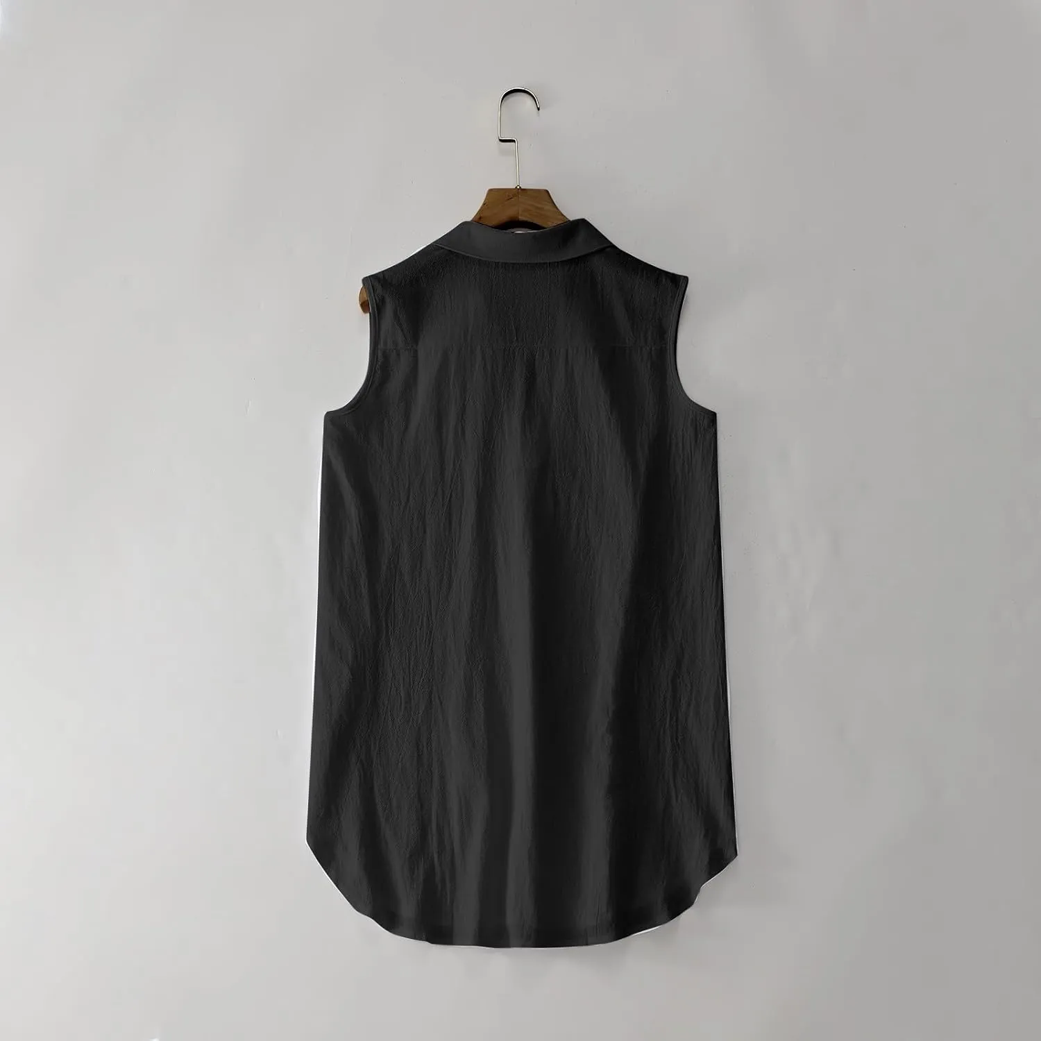 Womens Sleeveless Swimsuit Coverup Collar V Neck Bathing Suit Cover Ups Summer Swimwear Bikini Beach Casual Dresses