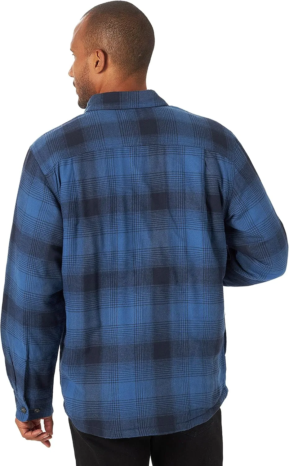 Wrangler Authentics Men's Long Sleeve Sherpa Lined Shirt Jacket
