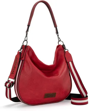 Wrangler Hobo Bags Large Crossbody Bag for Women Shoulder Purse Handbags with Adjustable Strap