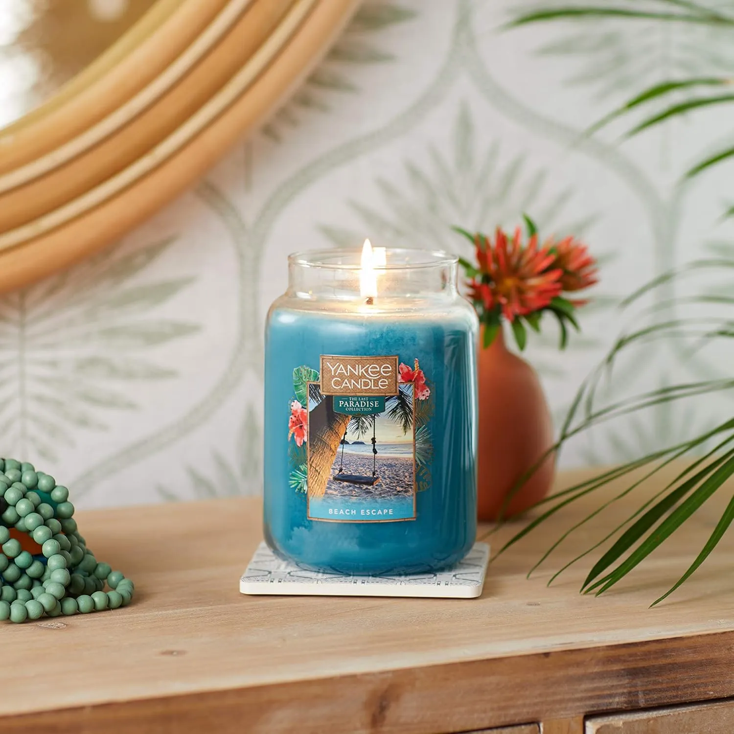 Yankee Candle Jar Candle, Wax, Beach Escape, Large jar Candle
