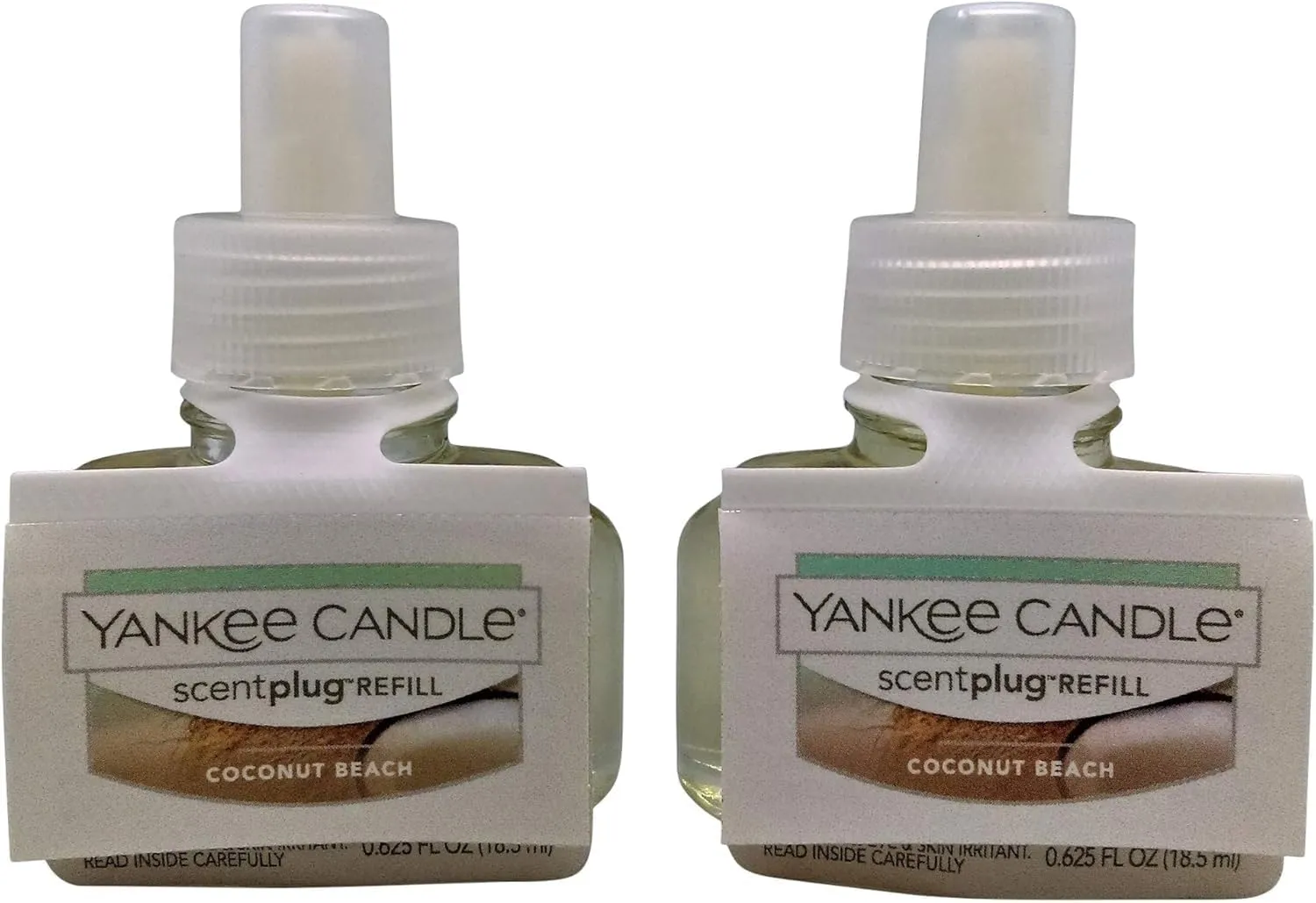 Yankee Candle Scent Plug Refill, Coconut Beach (Pack of 2)