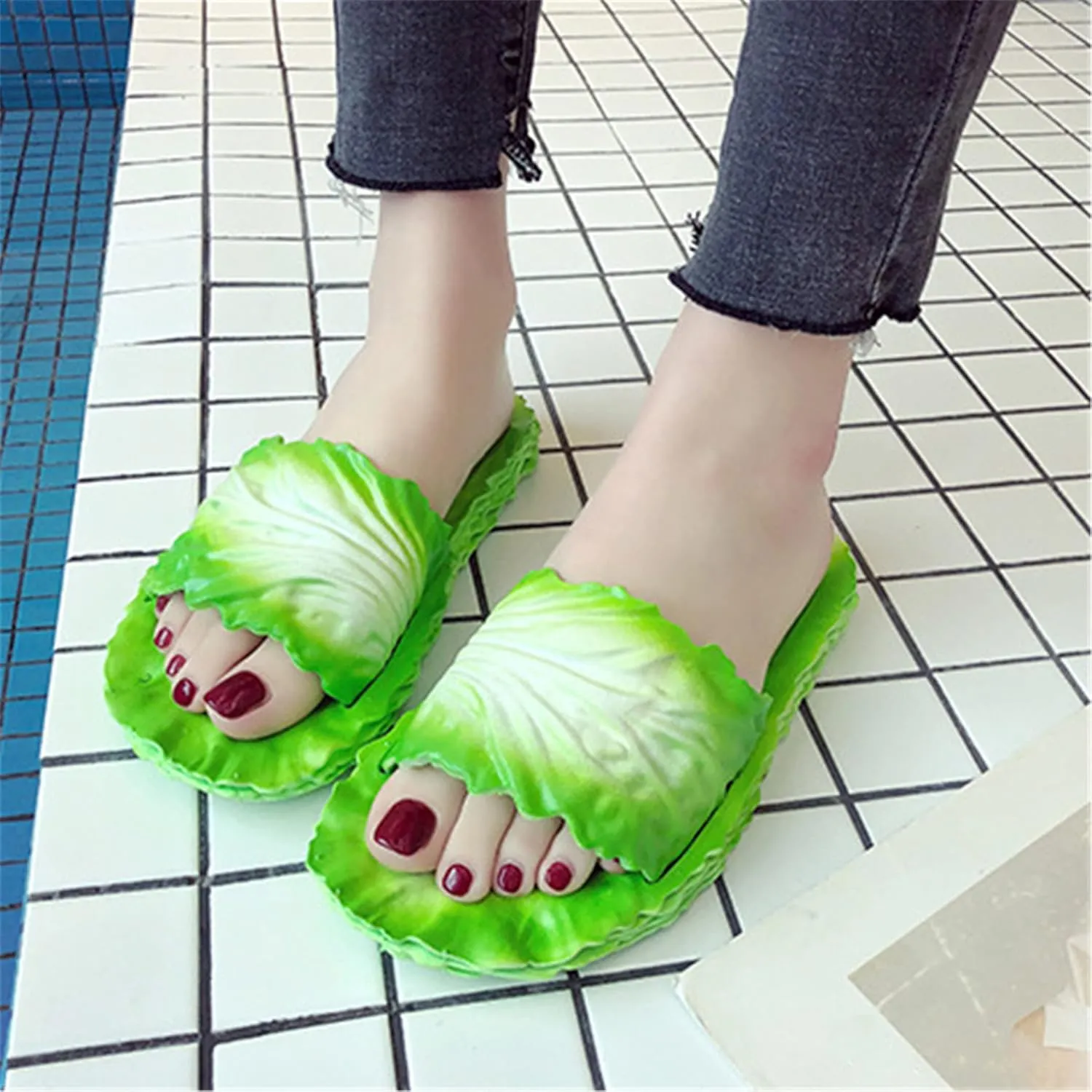 YILANLAN Women's Sandals Summer Slippers Creative Slippers Open Toe Home Sandals Bass Sandals Bathroom Slippers Beach Slippers